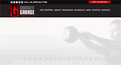 Desktop Screenshot of crossfitgarage.com
